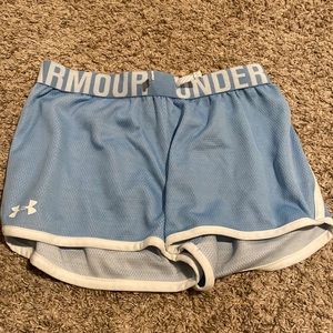 under armor blue shorts